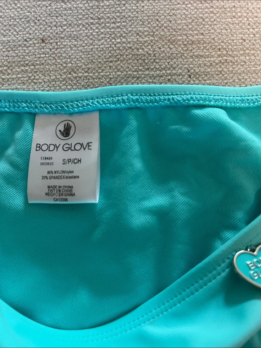 Body glove SMOOTHIES PHILLIS LOW RISE BIKINI BOTTOM - SEA MIST, Size Small, NWT